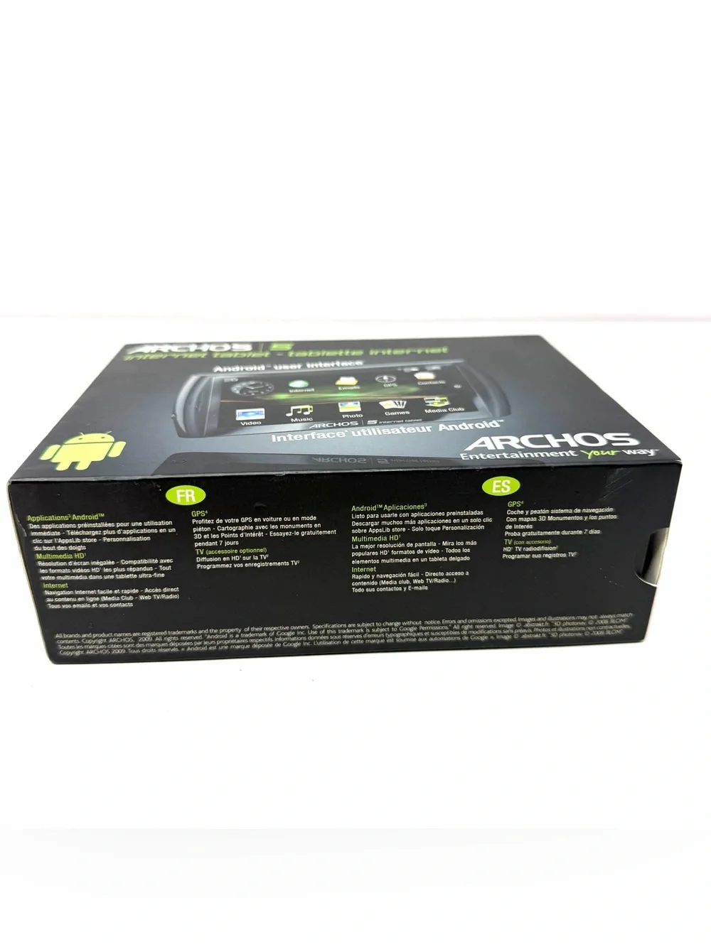 Archos 5 160GB Internet Tablet Android Interface HD GPS NOS Brand NEW Open Box